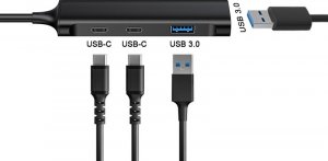 HUB USB Conceptronic Conceptronic HUBBIES12B 4-Port USB 3.0 Hub 8
