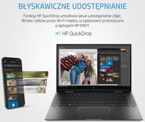 Laptop HP Envy x360 15-eu0006nv Ryzen 7 5700U / 16 GB / 512 GB / W11 Pro (53N19EAR#AB7) 13