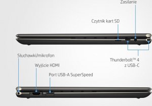 Laptop HP Spectre x360 16-f0003ne i7-11390H / 16 GB / 1 TB / W11 / RTX 3050 (633U9EAR#ABV) 10
