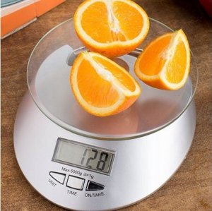 Waga kuchenna Verk szklana z funkcją zegara (17026) 2