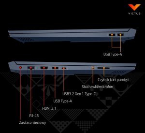 Laptop HP Victus 16-d0020ua i5-11400H / 16 GB / 512 GB / RTX 3060 / 144 Hz (4R885EAR#A2Q) 10