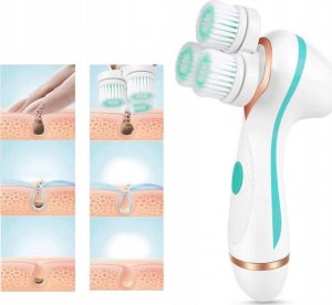 Verk SZCZOTKA DO MYCIA TWARZY MASAŻER ELEKTRYCZNY 3w1 12