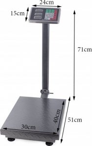 Verk WAGA MAGAZYNOWA SKLEPOWA ELEKTRONICZNA 100kg LCD 10