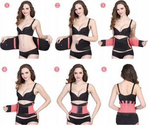 Verk PAS NEOPRENOWY FITNESS ODCHUDZAJĄCY HOT GORSET 7