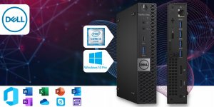 Komputer Dell Optiplex 7050 Tiny Intel Core i5 16GB DDR4 256GB SSD Windows 10 Pro 9