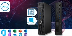 Komputer Dell Optiplex 3050 Tiny Intel Core i5 8GB DDR4 1000GB SSD Windows 10 Pro 9