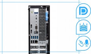 Komputer Dell Optiplex 5070 Sff Intel Core i5 16GB DDR4 256GB SSD Windows 11 Pro 5