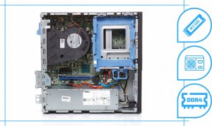 Komputer Dell Optiplex 5070 Sff Intel Core i5 8GB DDR4 128GB SSD Windows 11 Pro 4