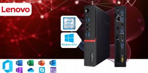 Komputer Lenovo Thinkcentre M700 Tiny Intel Core i5 8GB DDR4 1000GB SSD Windows 10 Pro 9