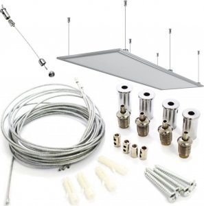 Grzejnik Cronos Zestaw Panel grzewczy IR CRONOS Carbon P800 White + Termostat z pilotem + Zestaw sufitowy 14
