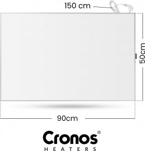 Grzejnik Cronos Panel grzewczy IR CRONOS Synthelith PRO CRP-500TWP Grey 12