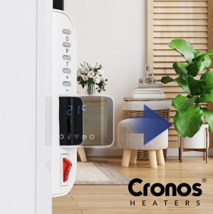 Grzejnik Cronos Panel grzewczy IR CRONOS Synthelith PRO CRP-500TWP Grey 13