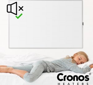 Grzejnik Cronos Panel grzewczy IR CRONOS Synthelith PRO CRP-500TWP Grey 4
