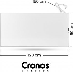 Grzejnik Cronos Panel grzewczy IR CRONOS Synthelith PRO CRP-770TWP Grey 2