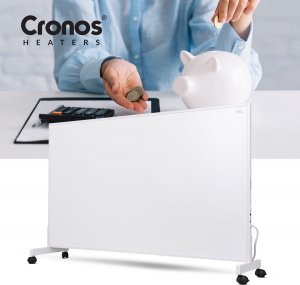 Grzejnik Cronos Zestaw Panel grzewczy IR CRONOS Carbon P1000 White + Termostat WiFi + Nogi 11