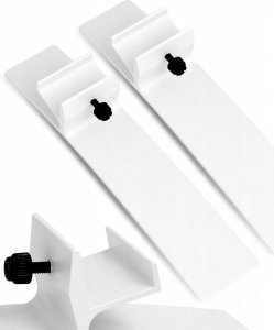 Grzejnik Cronos Zestaw Panel grzewczy IR CRONOS Graphene PRO CGP-300TWP White + Nogi białe 15