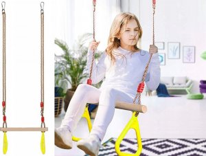 Huśtawka Verk HUŚTAWKA OGRODOWA DLA DZIECI TRAPEZ GIMNASTYCZNY 6