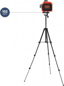 Heckermann Zestaw Poziomica laserowa 16 linii 4DH + tripod + okulary + tarcza 3