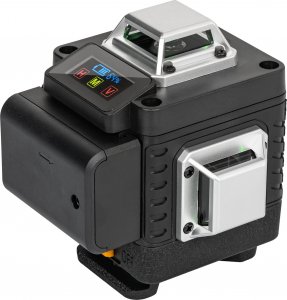 Heckermann Zestaw Poziomica laserowa Heckermann 16 linii 4DJ LCD + tyczka pomarańczowa 3,4m + okulary + tarcza + bateria 6