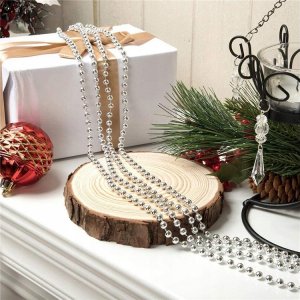 Dekoracja świąteczna Verk Łańcuch na choinkę koraliki girlanda szpula stroik Łańcuch na choinkę koraliki girlanda szpula stroik 6