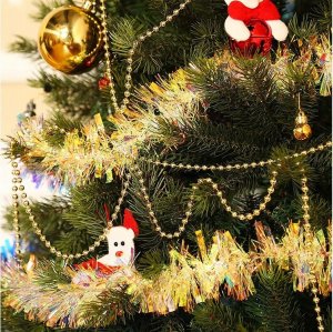 Dekoracja świąteczna Verk Łańcuch na choinkę koraliki girlanda szpula stroik Łańcuch na choinkę koraliki girlanda szpula stroik 10