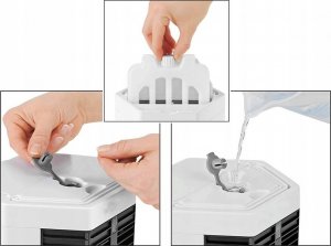 Nawilżacz powietrza Verk KLIMATYZATOR PRZENOŚNY MINI NA WODĘ NAWILŻACZ 2w1 9