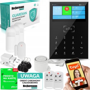 Heckermann Alarm GSM Heckermann Guardian VI Tuya BOX + 2xPIR 1