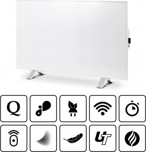 Grzejnik Cronos Panel grzewczy IR Synthelith PRO CRP-980TWP White 6