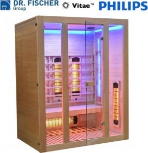 GIZAM Sauna INFRARED Dr Fischer PHILIPS BENT3 3-os 1