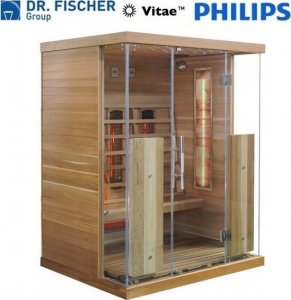 GIZAM Sauna Infrared Dr Fischer Philips CEDR3 3-os 1