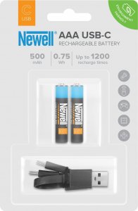 Newell NEWELL akumulator AAA USB-C 500 mAh 2 szt. blister 1