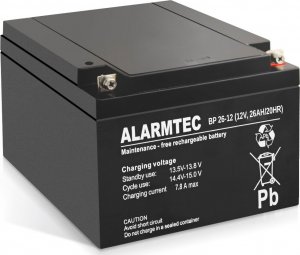 Alarmtec Akumulator 12V 26Ah AGM Alarmtec BP26-12 1