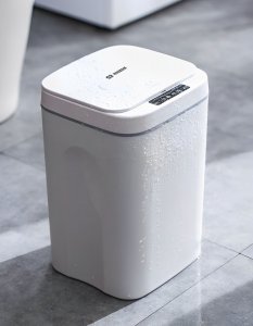 Kosz na śmieci Mozos bezdotykowy biały (LJT01) 3