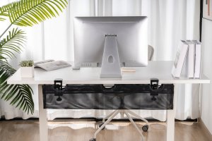 Organizer Mozos na kable siatka czarny UCM 1 10