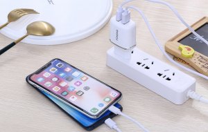 Ładowarka Foneng Ładowarka sieciowa Foneng EU20 + kabel dual USB do Micro USB 3