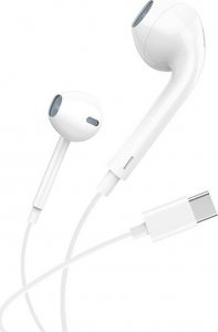 Słuchawki Foneng Słuchawki douszne, przewodowe Foneng T15, USB-C, 1.2m (białe) 1