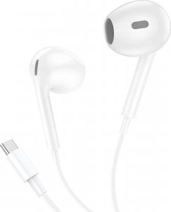 Słuchawki Foneng Słuchawki douszne, przewodowe Foneng T61, USB-C (białe) 1