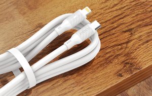 Kabel USB Foneng USB-A - Lightning 1 m Biały (X80 Type-C to iPhone) 2