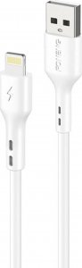 Kabel USB Foneng USB-A - Lightning 2 m Czarny (X36 iPhone / White) 1