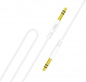 Kabel Foneng Jack 3.5mm - Jack 3.5mm Brak danych biały ("BM23 3.5mm to 3.5mm) 1