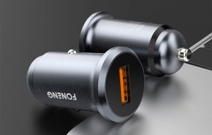 Ładowarka Foneng Mini zestaw ładujący GSM samochodowy Foneng C15 4A USB typu C (metalowy) 4