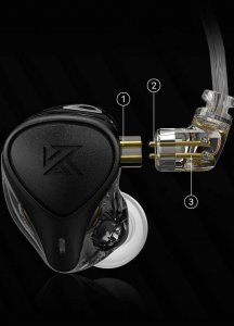 Słuchawki KZ KZ ZEX PRO BLACK słuchawki dokanałowe 5