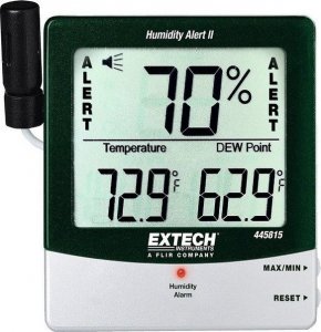 Stacja pogodowa Extech Termohigrometr ze wskaznikiem pleśni i punktu rosy, 445815 1