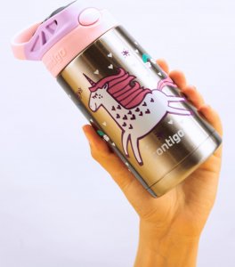 Contigo Easy Clean 380ml Jednorożec srebrny 11
