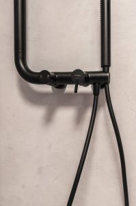 Zestaw prysznicowy Deante Silia 1-funkcyjna czarny (NQS N4XM) 5