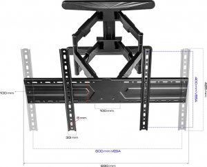 King Mount Uchwyt do telewizora LCD KG-1025 32-85 cali KING MOUNT 11