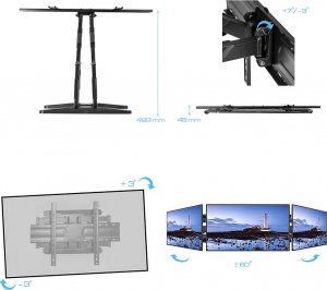 King Mount Uchwyt do telewizora LCD KG-1025 32-85 cali KING MOUNT 5