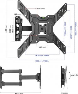 King Mount Uchwyt do telewizora LCD KG-1026 22-55 cali KING MOUNT 3