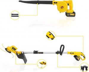 IMOUM Bezprzewodowa podkaszarka do trawy i dmuchawa do liści 2