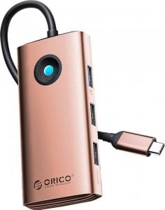 Stacja/replikator Orico 6w1 USB-C (PW11-6PR-RG-EP) 1